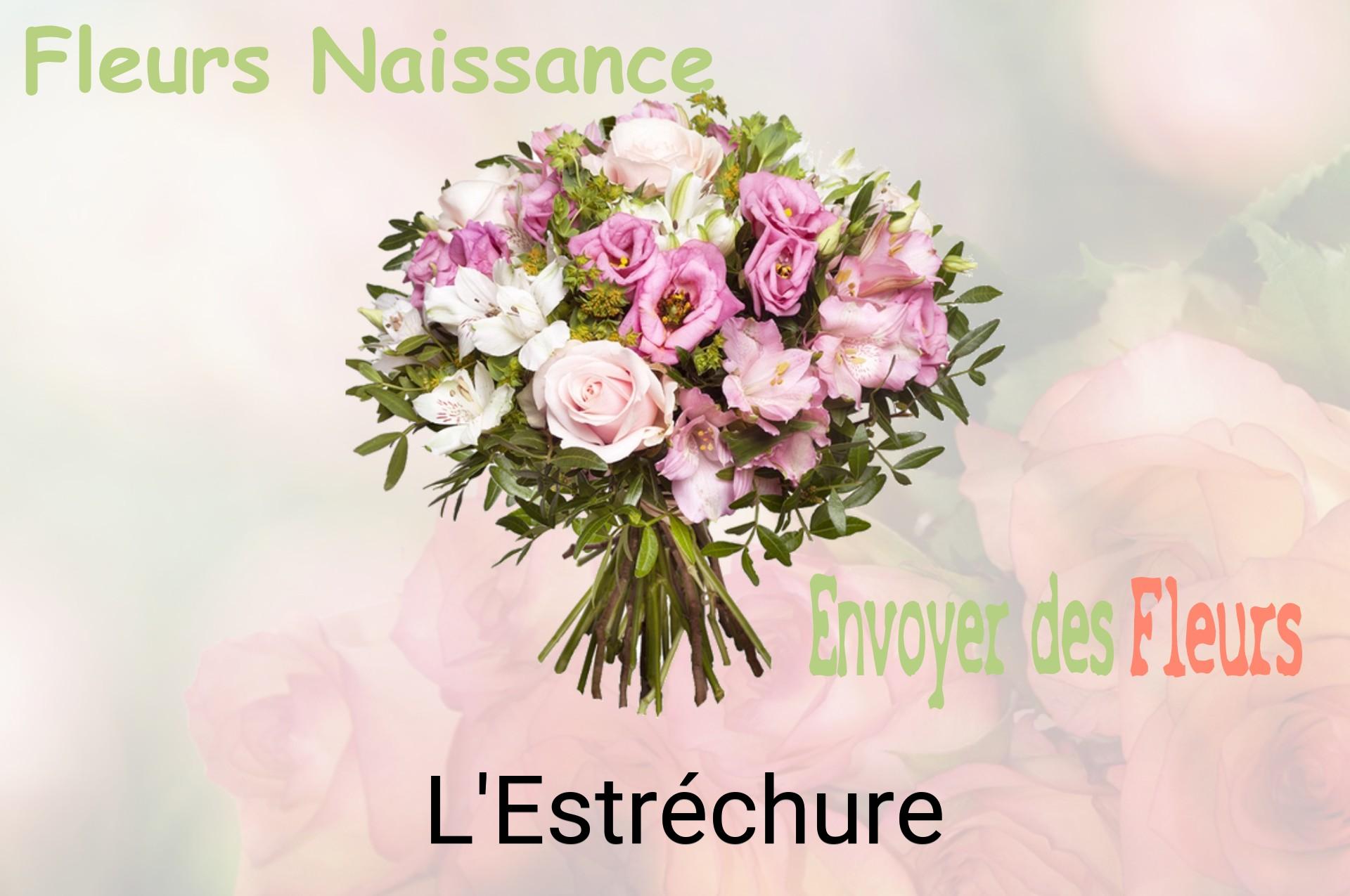 Bouquet de fleurs de naissance livré à L'Estréchure